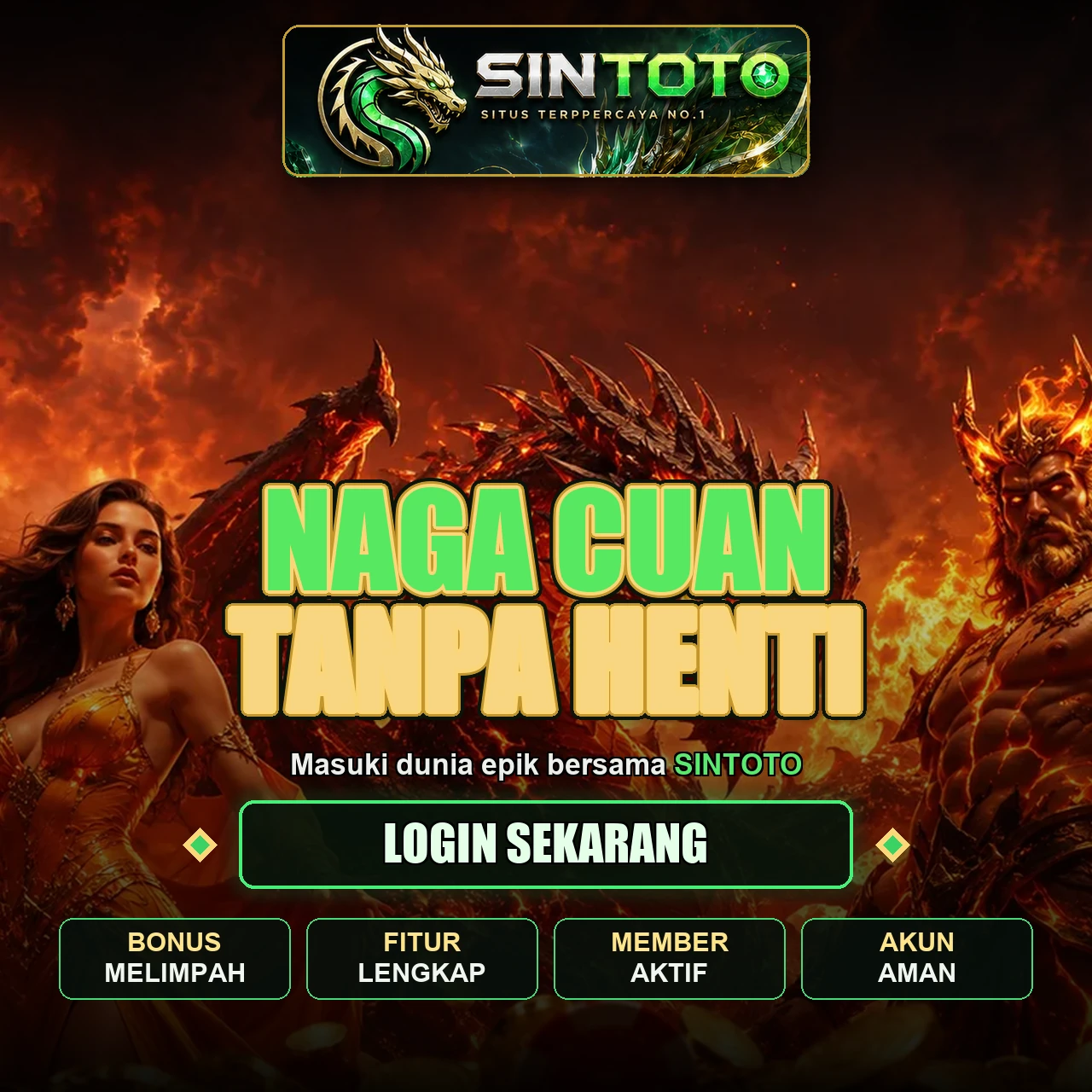 Banner SINTOTO slot online Indonesia terbaru dengan tampilan modern dan menu mudah digunakan